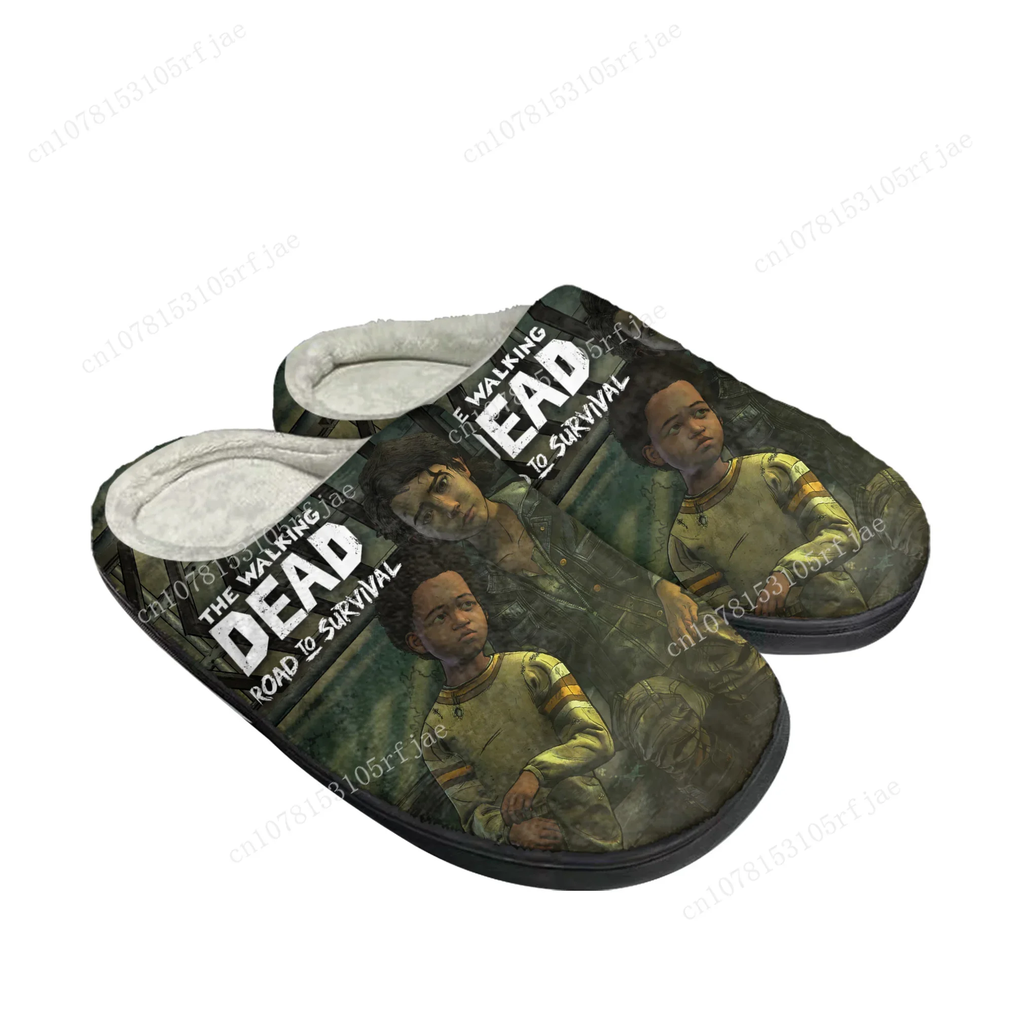 The Walking Dead Home Pantofole In Cotone Cartoon Game Mens Womens Plush Bedroom Moda Casual Keep Warm Shoes Pantofola Su Misura