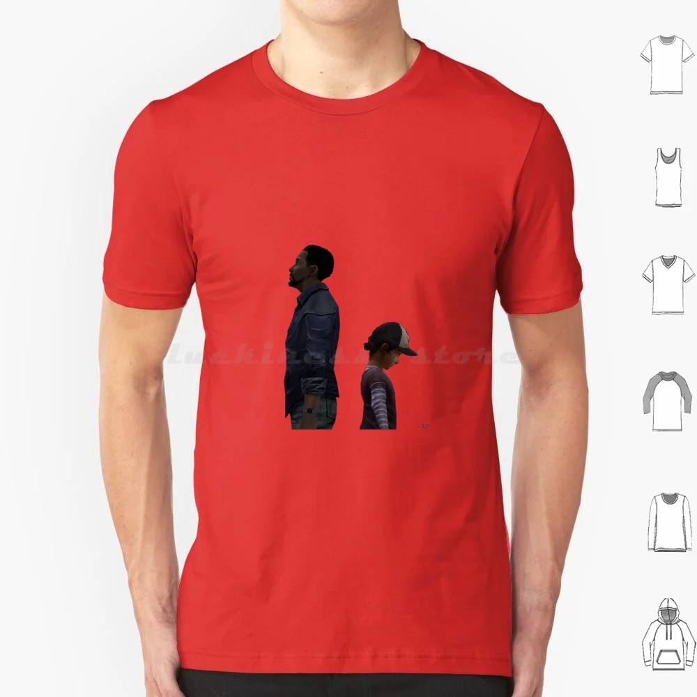 The Walking Dead Lee And Clementine T Shirt Uomo Donna Bambini 6Xl The Walking Dead The Walking Dead Game Telltale Clementine Lee