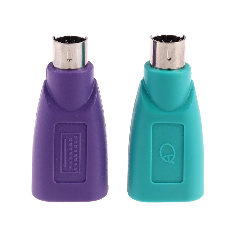 2 Pezzi Usb Femmina A Ps2 Ps/2 Maschio Adattatore Convertitore Tastiera Mouse Mouse, Non Compatibile Nuova Tastiera/Mouse Multifunzione