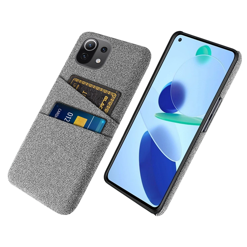 Custodia Xiaomi Mi 11 Lite Per Xiaomi Mi 11 Lite 4G 5G Cover In Tessuto Dual Card Per Xiaomi Mi 11 11 Lite Xiomi Mi11Lite Mi11 Lite