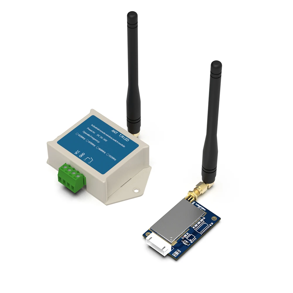 1Set Sk200Pro 5Km Mesh Networking 100Mw Lora Wireless Switch Control Modulo Rf |