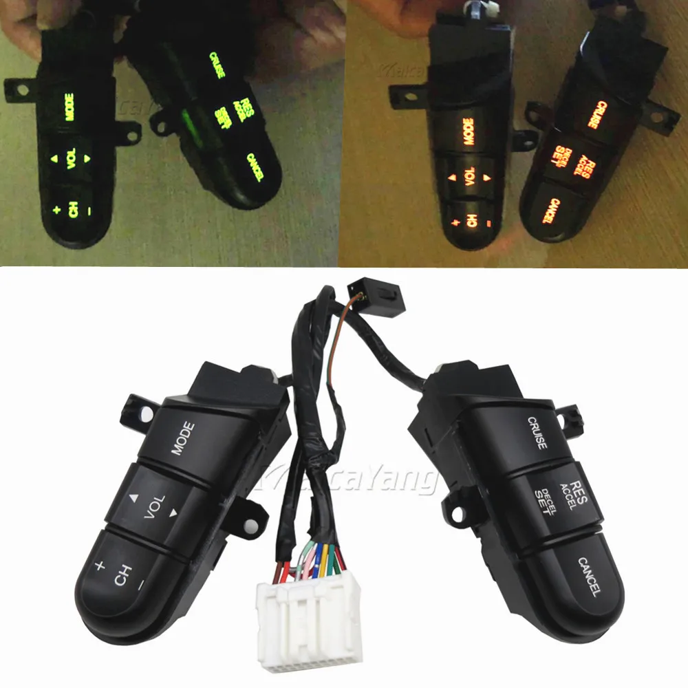 Interruttore Di Controllo Audio Del Volante Muslimexayal Per Honda Civic 2006 2007 2008 Cruise Switch