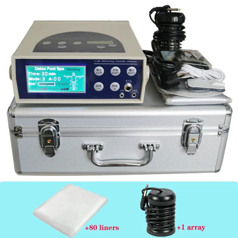 Detox Machine Ionico Foot Spa Bath Detergente Ionico Detox Foot Spa Bath Machine Con Cuscinetti Per Agopuntura Aqua Health Therapy