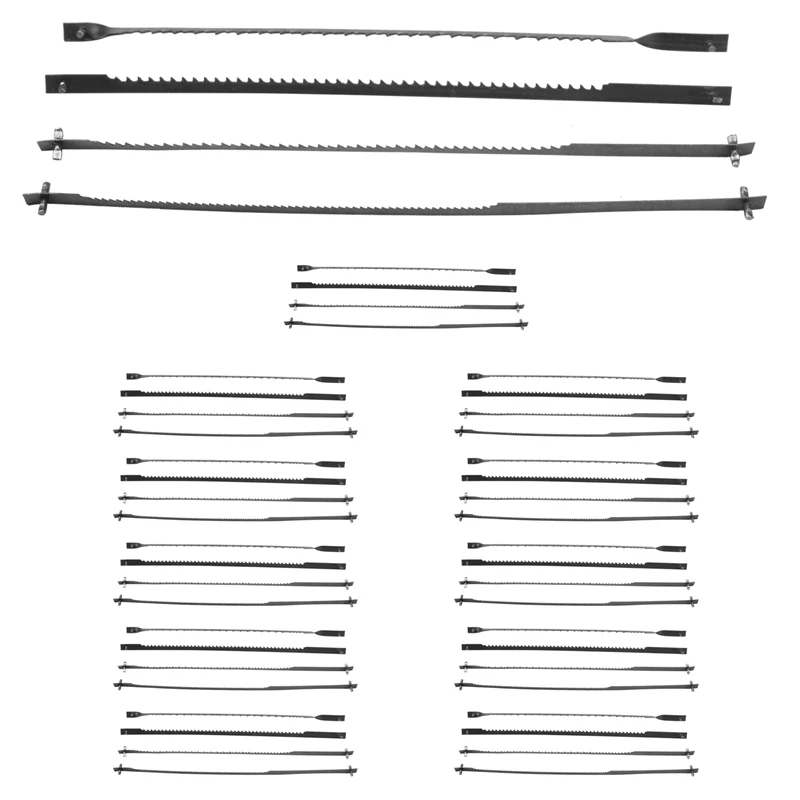 Hot-4 Pollici Scroll Saw Blade Pin End Sostituzione Per Dremel Moto-Saw Ms20 Ms20-01 Ms51-01 Ms52-01 Ms53-01 48 Pack