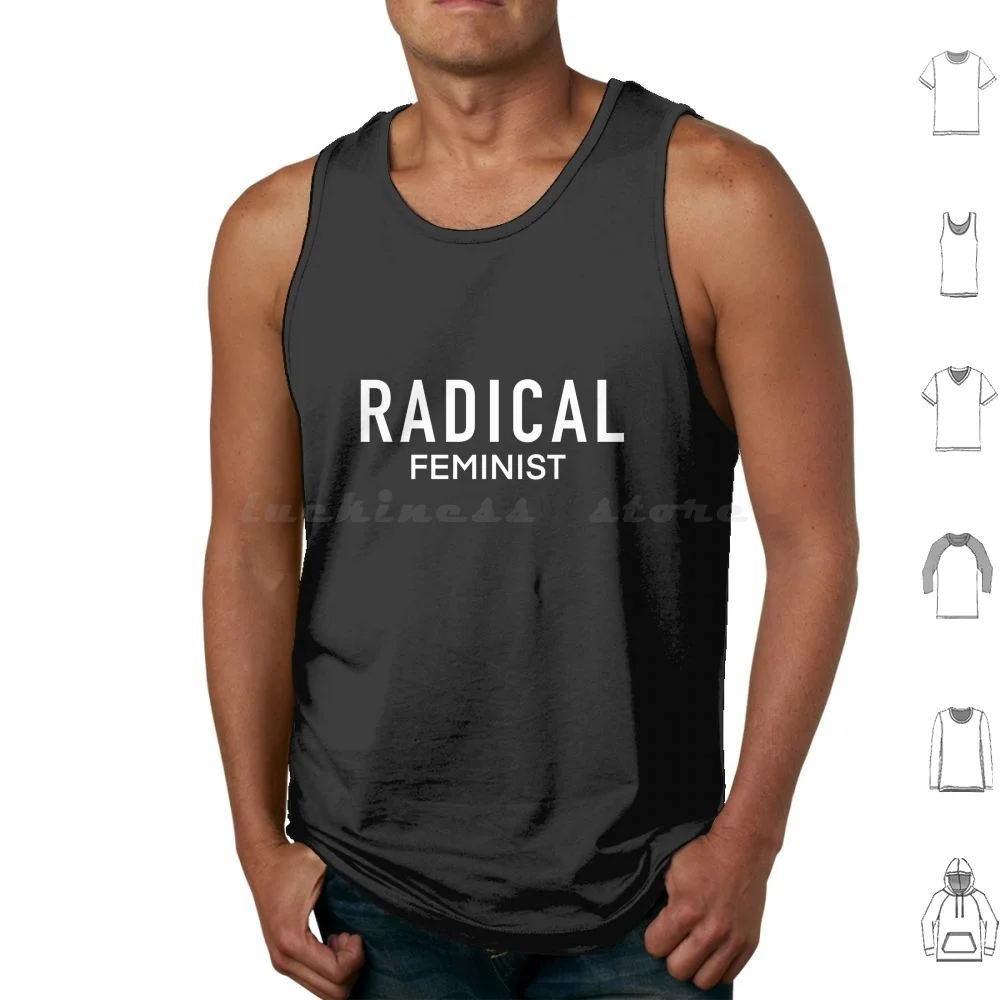 Radical Femminista-Canotte Stampa Cotone Ew David David Rose Netflix Schitts Hotel Keychan Saluti