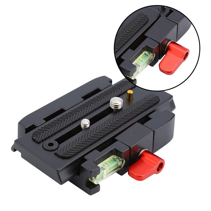 Foleto P200 Piastra Di Base Con Morsetto A Sgancio Rapido Supporto A Vite Per Treppiede Per Videocamera Dslr Manfrotto 500 Ah 701 503 Hdv 577 577 500