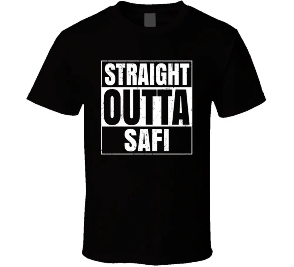 Dritto Fuori Safi Marocco Compton Parody Grunge City T Shirt