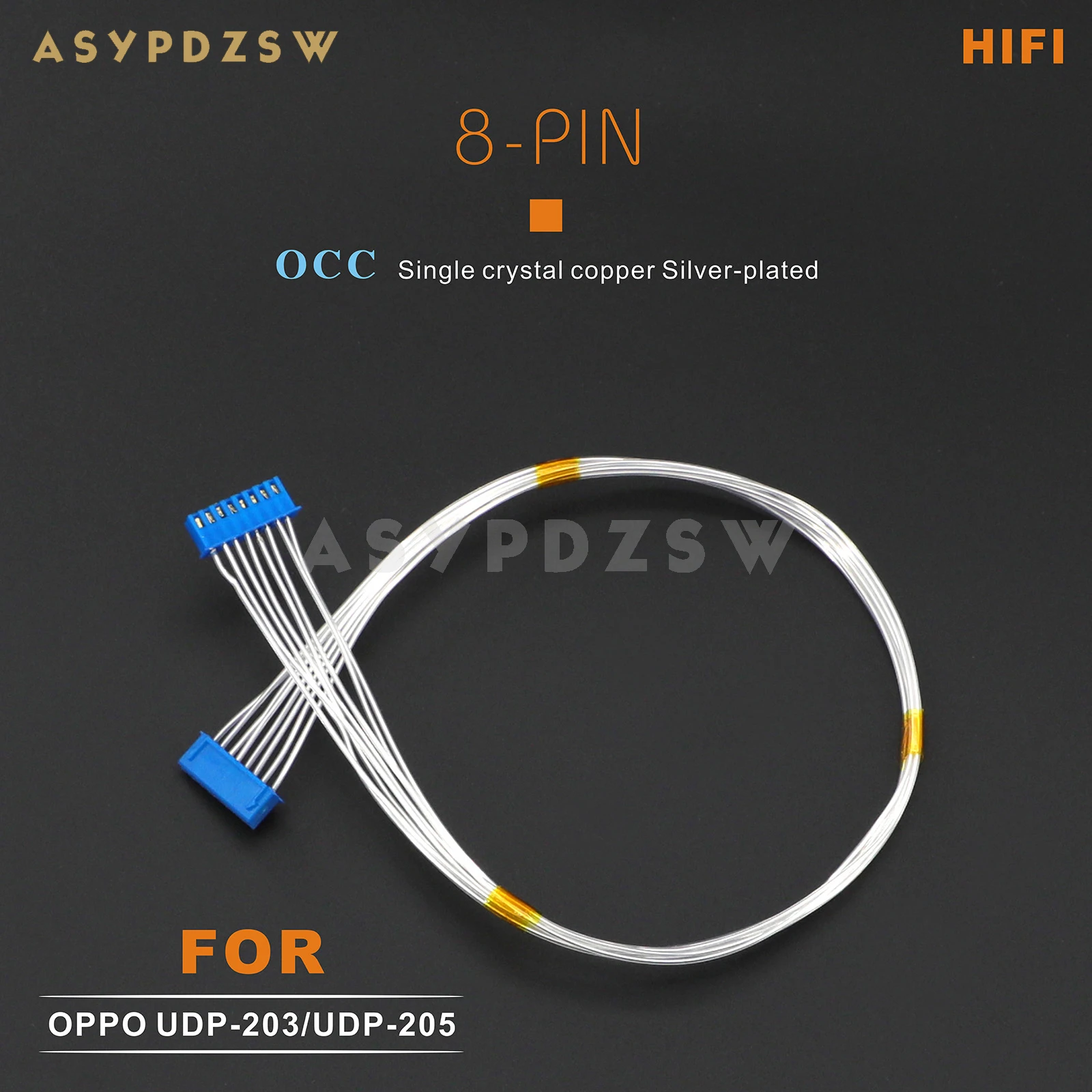 Cavo Di Alimentazione Di Simulazione Digitale A 8 Pin Hifi Occ Silver-Plate Per Oppo Udp-203/Udp-205