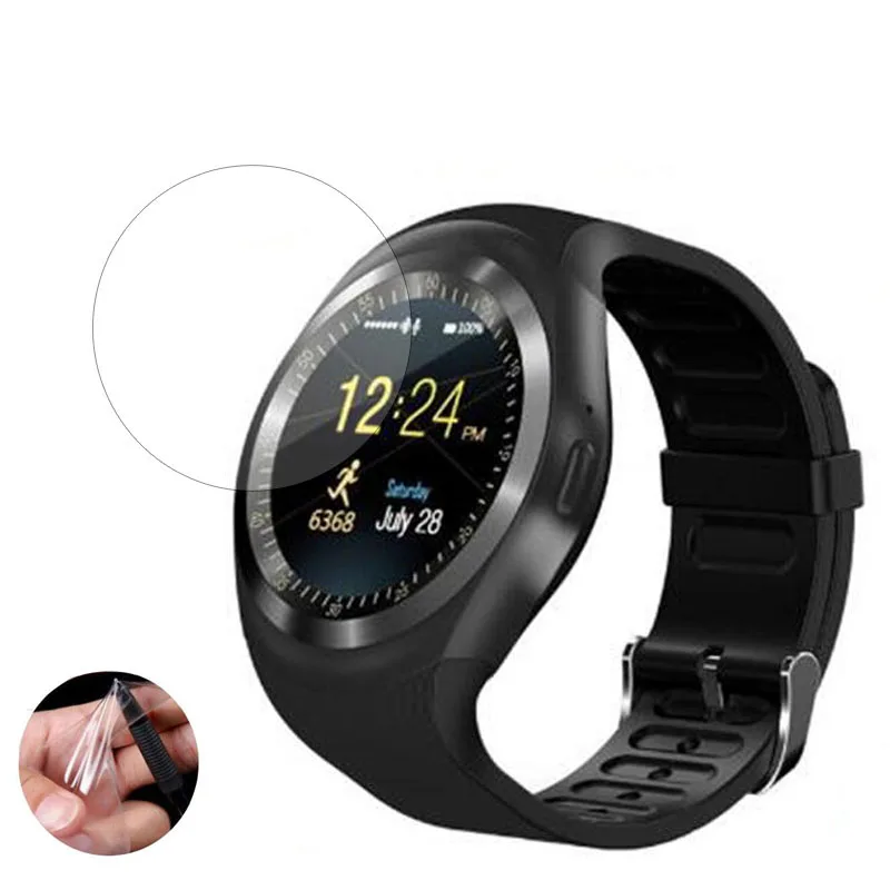 3Pcs Soft Ultra Clear Pellicola Protettiva Protezione Della Protezione Per 696 Y1 Smart Watch Smartwatch Copertura Della Protezione Dello Schermo (Non
