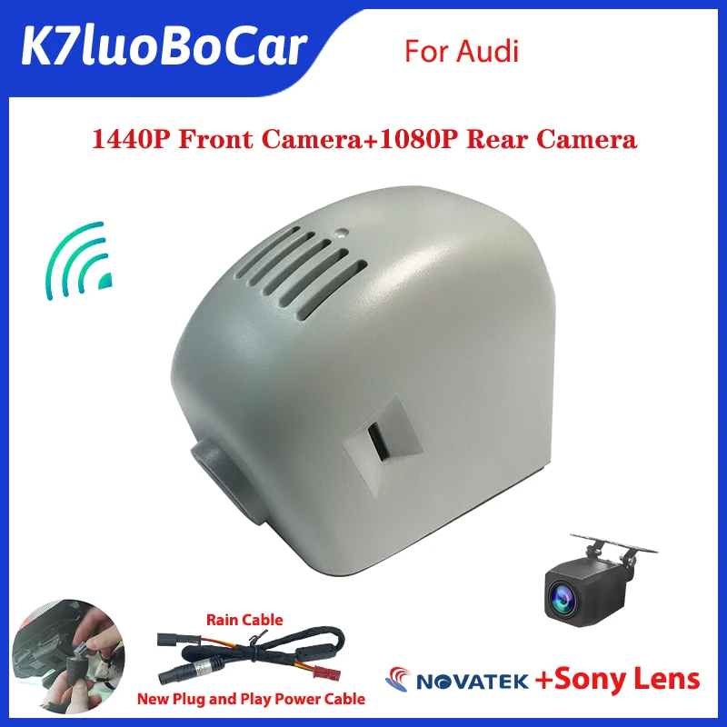 1440P Car Dvr Wifi Dash Cam Car Dvr Camera Per Audi Per Audi A1 A3 A4 A5 A6 A7 A8 Q3 A5 Q7 Tt Rs3 Rs4 Rs5 Rs6 Rs7 S8 2002-2019