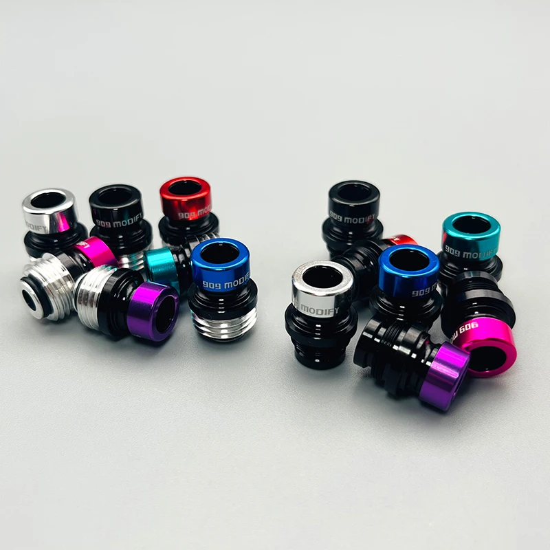 Dsx 909 Style Bb Drip Tip Bocchino Drip Tip Per Dotmod Dotaio V1 / V2 Aio Boro Bb / Billet Box/Pulse Aio Mod Vape Accessori