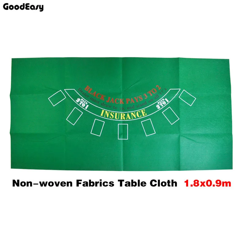 180X90Cm Tessuti Non Tessuti Black Jack 21 Punti Baccarat Tasse Hold'Em Poker Tovaglia Green Table Mat Gioco Da Tavolo Factery Prezzo