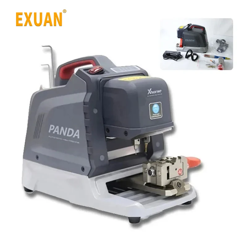 12V 80W Portatile Full-Automatic Panda Cnc Key Cutting Machine Key Machine Interfaccia Usb Connessione Bluetooth App Per Cellulare