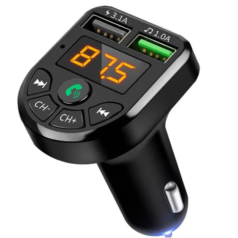 Car Bluetooth Dual Usb Charger Auto Accessories For Fiat Panda Bravo Punto Linea Croma 500 595