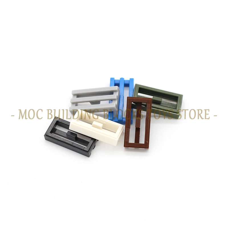 Moc Parts 2412 Piastrelle Modificate 1X2 Grille Building Blocks Mattoni Fai Da Te Architettura Educazione Creativa Accessori Compatibili Giocattoli