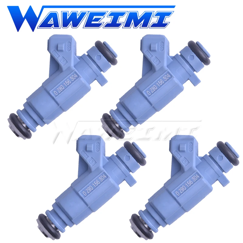 Waweimi 4X Ugello Di Iniezione Di Carburante 0280156304 Per Mercedes-Benz G-Class C-Class Slk C-Cl 0 280 156 304