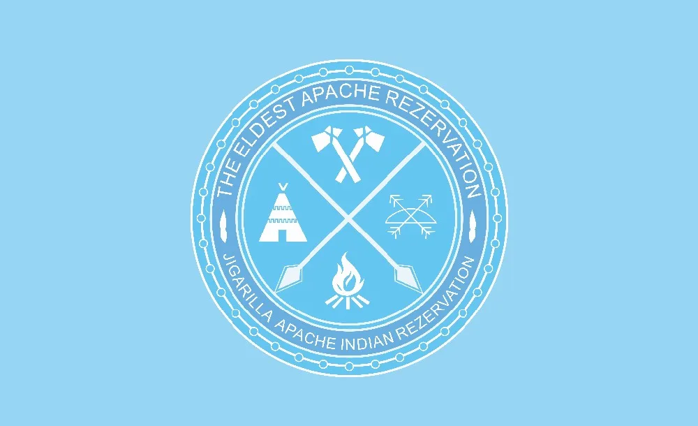 90*150Cm Il Più Grande Apache Rezervation Jigarilla Apache Indina Rezervation Flag