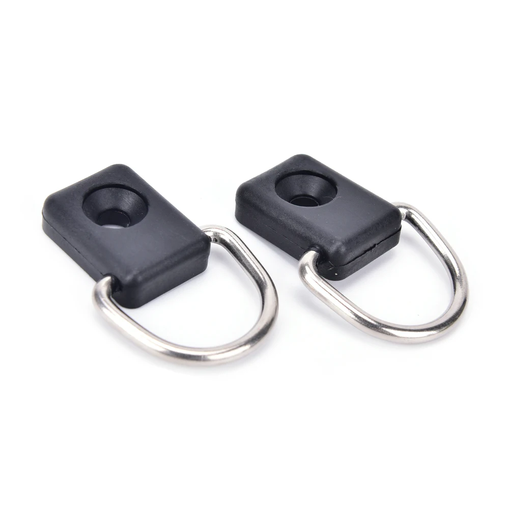 1Set Canoa In Acciaio Kayak Anello A D Attrezzatura Da Pesca Attrezzatura Da Pesca Kit Elastico Accessorio 3X2.1X0.7Cm