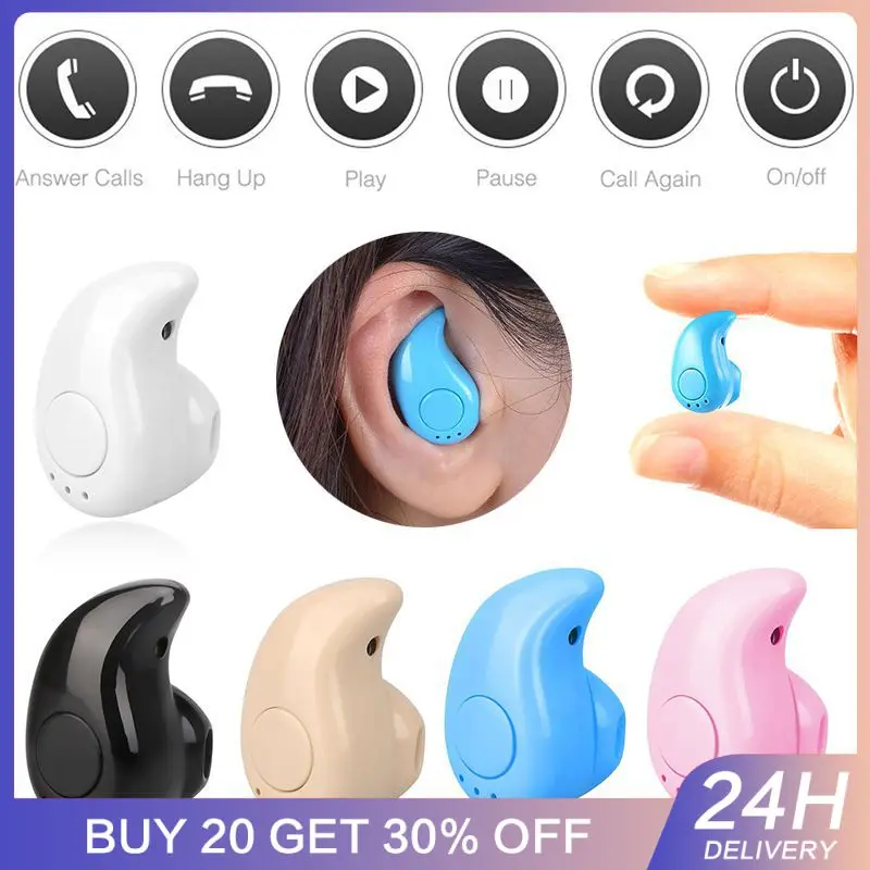 2 Pcs S530 Auricolare Bluetooth Senza Fili Tappi Per Le Orecchie Sportivi Impermeabili Antiscivolo Mini Auricolare Ricaricabile Portatile Per Samsung 