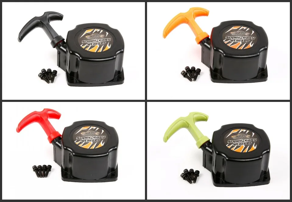45Cc Motor Pull Starter Set Per 1/5 Losi 5Ive-T Rovan Lt Kingmotor X2 Ddt Base-Racing Truck Rc Ricambi Auto