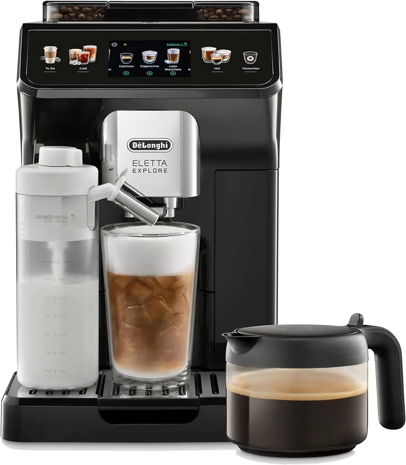 Delonghi Ecam450.76.T 1.8L 300G Capacità 1450W 19 Bar Macchina Da Caffè Completamente Automatica Macchina Da Caffè Espresso Automatica