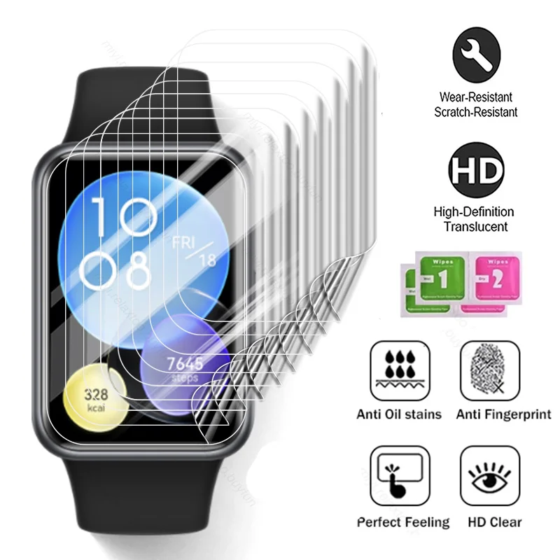 Pellicola Protettiva In Idrogel Da 3-12 Pezzi Per Huawei Watch Fit 2 Proteggi Schermo