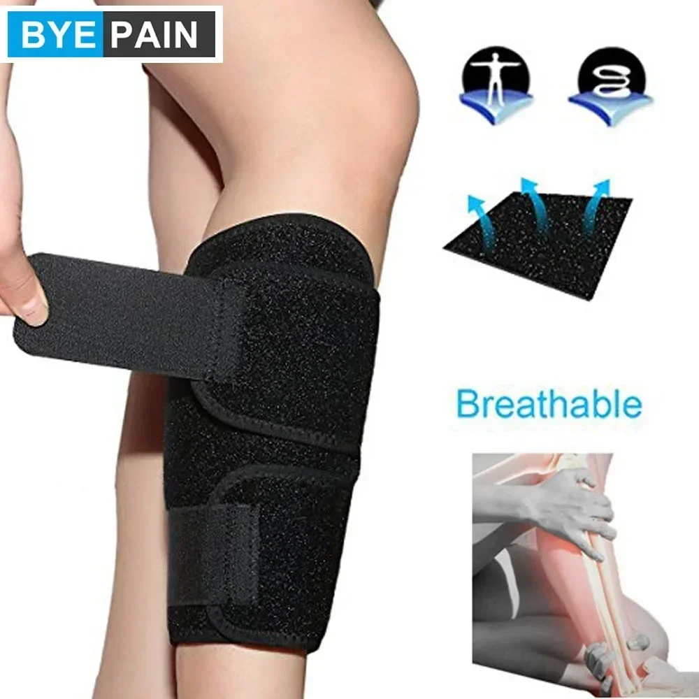 1Pcs Byepain Vitello Shin Supporto Brace, Regolabile Brace Compressione Leg Manica Wrap Fascia Per Corsa E Jogging, Sport-Grande Shin Supporto