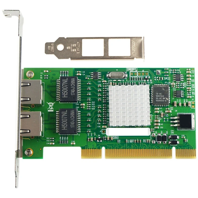 1Set Scheda Di Rete Ethernet-Adattatore Server Nic 1000M Rj45 Nic Ethernet Adattatore Desktop Pc + Metallo