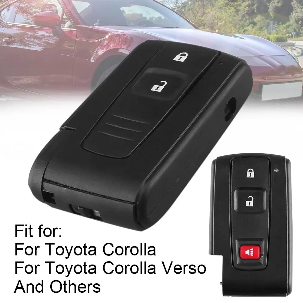Car Key Shell Remote Smart Key Case Car Key Cover Automotive Keyfor Toyota 2004 - 2009 | Per Corolla Verso |