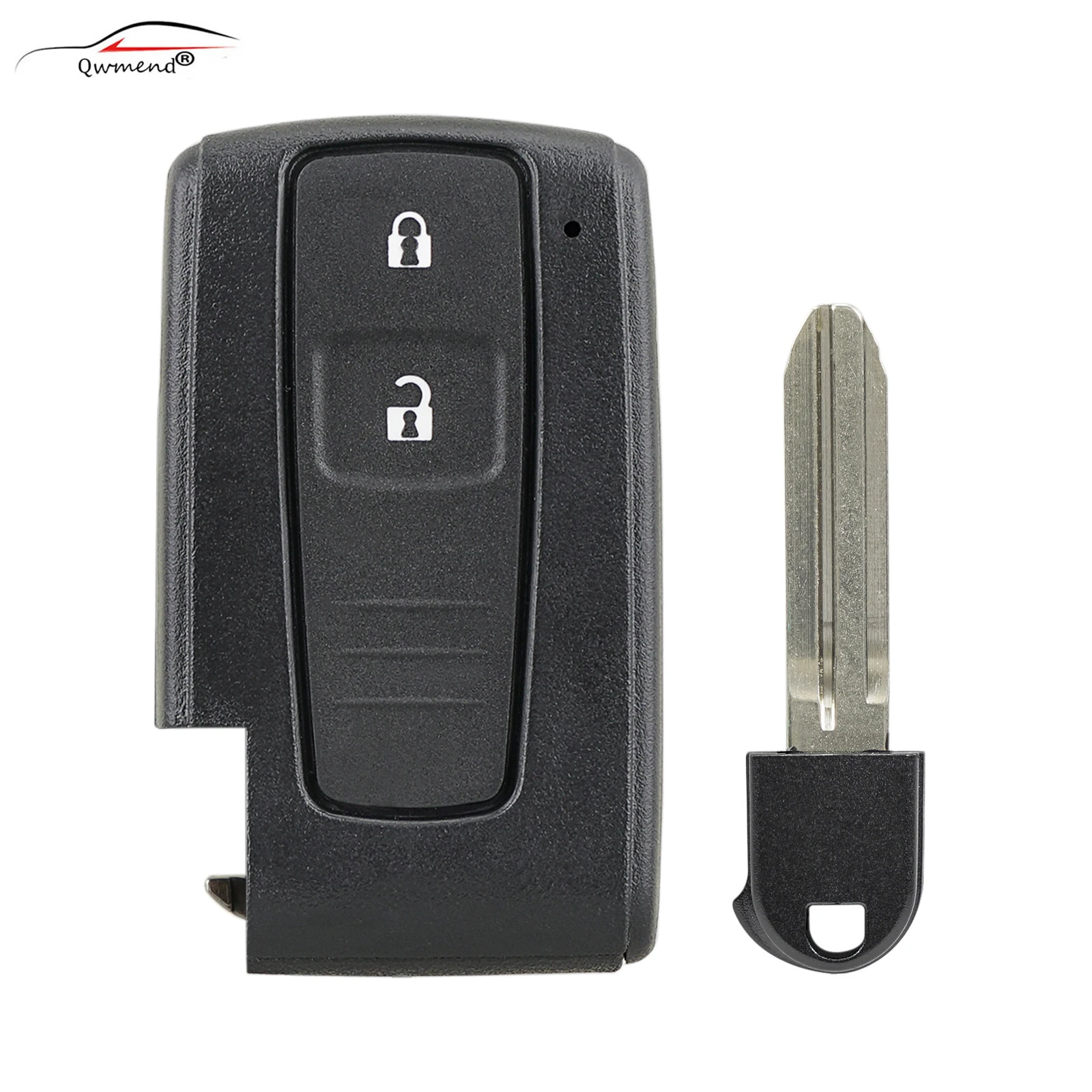 Qwmend 2/3Bt Guscio Chiave A Distanza Per Auto Per Toyota Prius Corolla 2004 2005 2006 2007 2008 2009 Caso Chiave Per Toyota Prius Corolla Verso