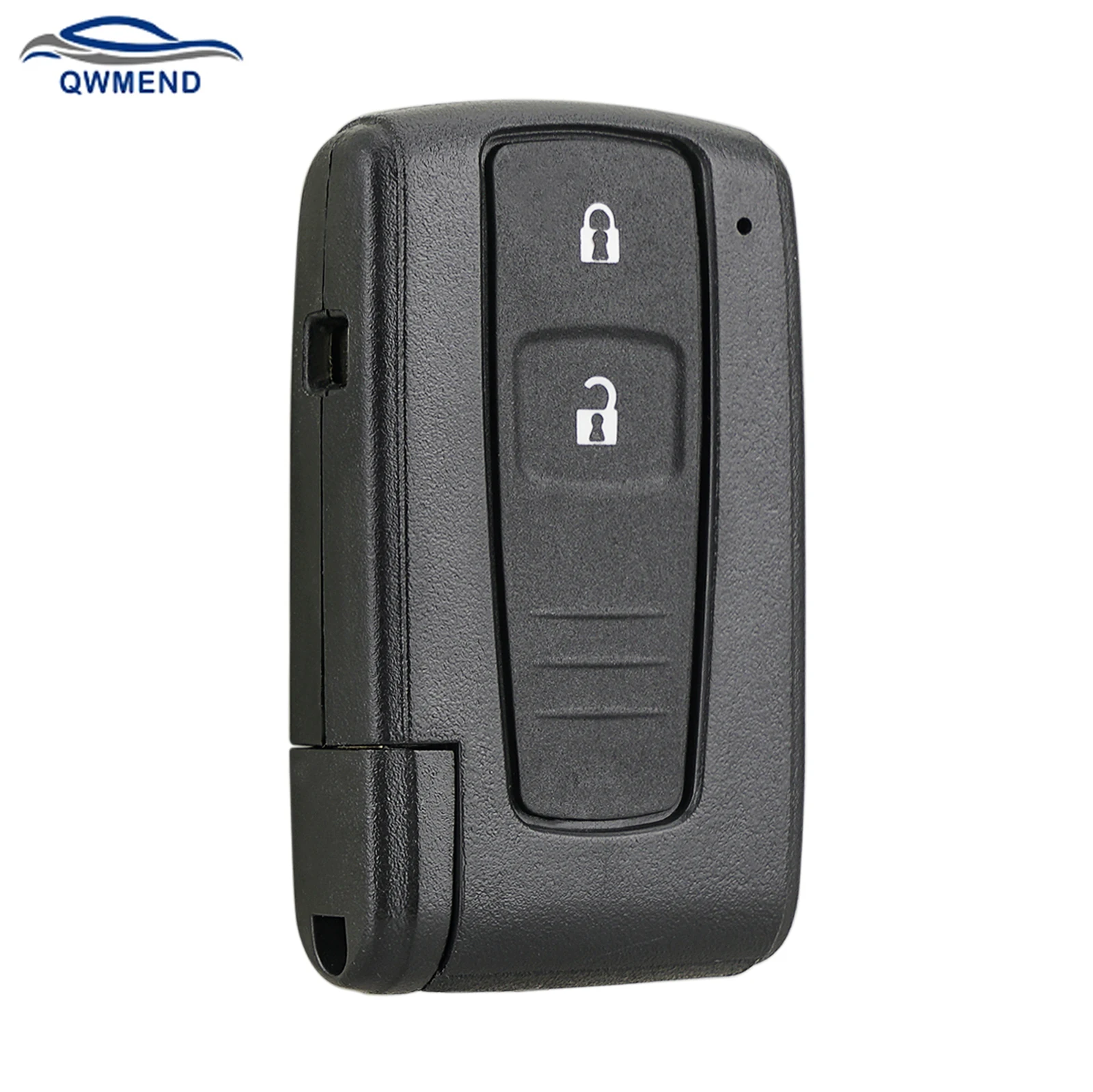 Qwmend Chiave A Distanza Shell Per Toyota Prius Corolla 2004-2009 Portachiavi Per Auto Fob Per Toyota Prius Corolla Verso 2/3 Pulsanti
