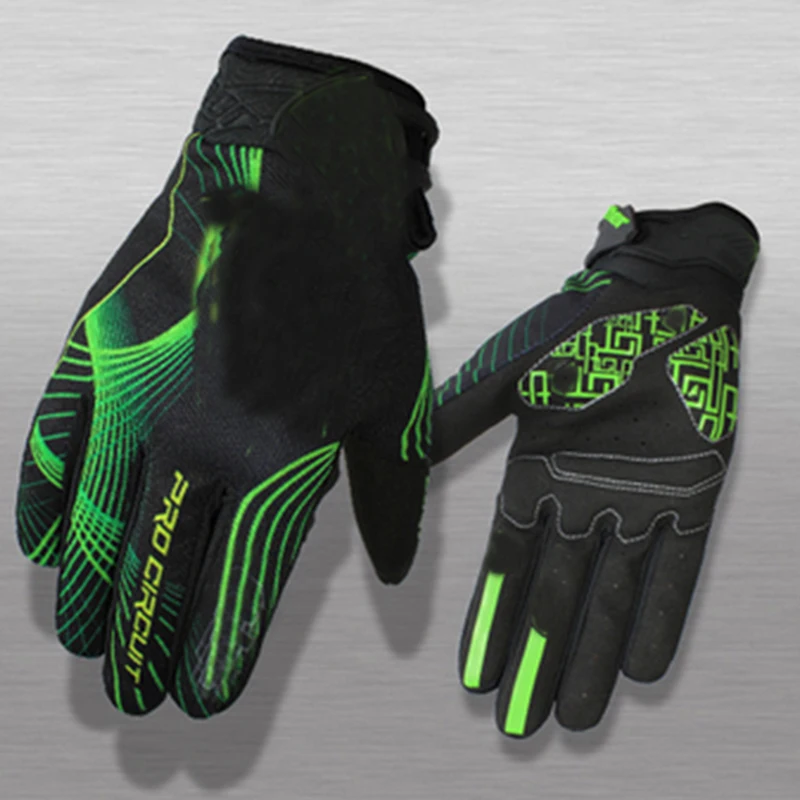 Guanti Motocross Scooter Dirt Bike Moto Bmx Mtb Mx Moto Fuoristrada Da Uomo Downhill Verde Nero Luva Guantes