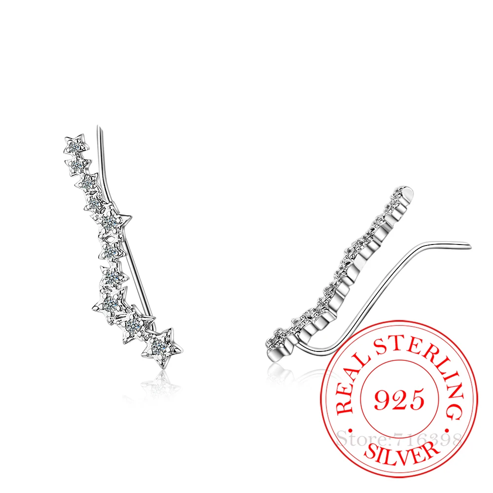 Orecchini In Argento Sterling 100% Con Zirconi Cubici In Argento Sterling 925 Per Orecchini Da Donna