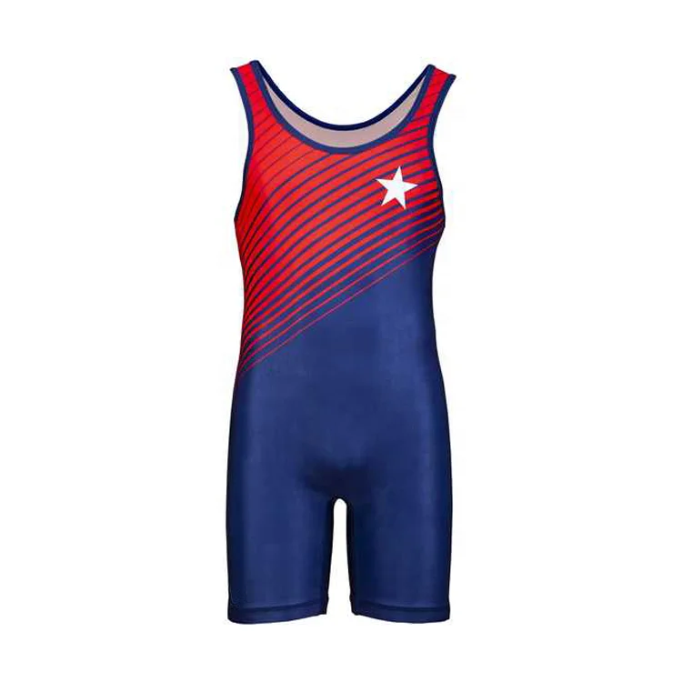 Pentagramma Usa Wrestling Singlet Body Body Body Body Vestito Intimo Palestra Powerlifting Abbigliamento Nuoto In Esecuzione Skinsuit