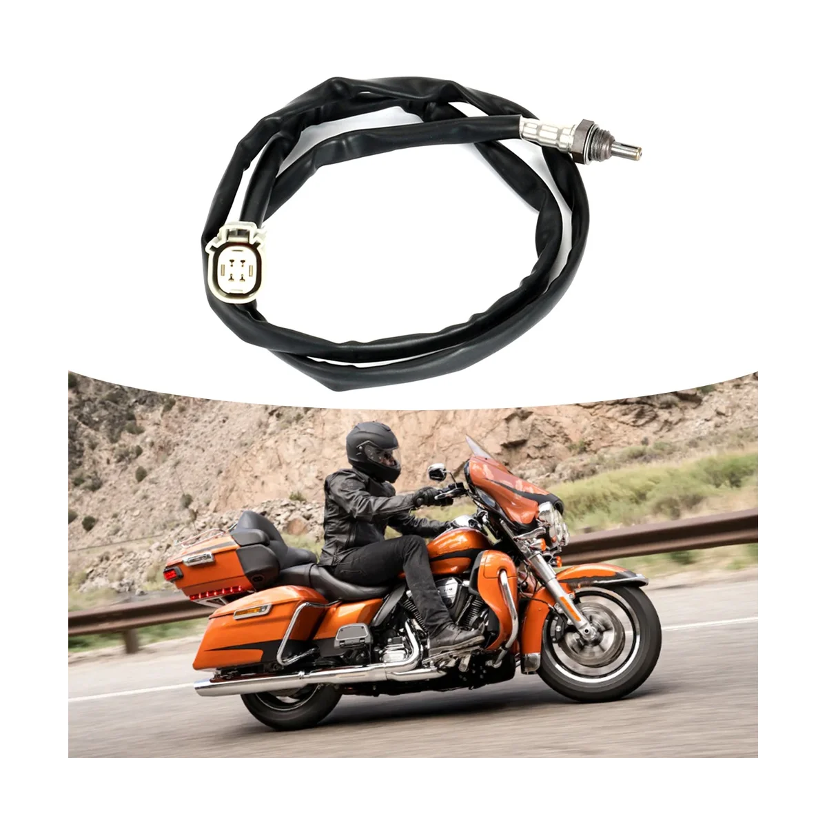 32700046 O2 Sensore Di Ossigeno Anteriore Per Harley Davidson Flhp Road King Flhrc Road King