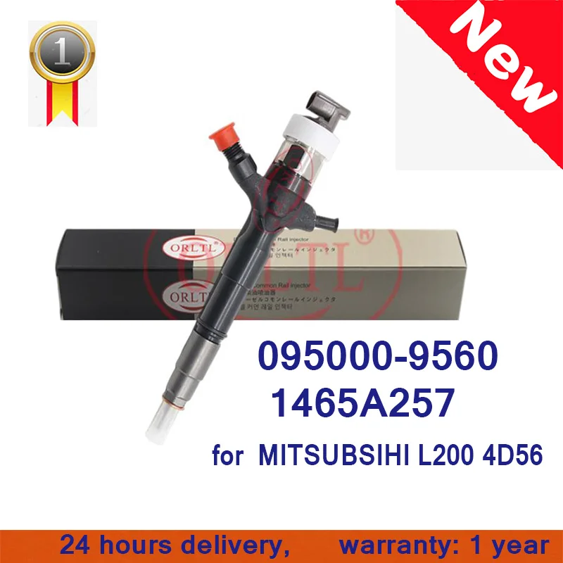 Diesel 1465A297 095000-9560 0950009560 095000 9560 Per Mitsubsihi L200 4D56 New Genuine Dell'Iniettore Di Combustibile