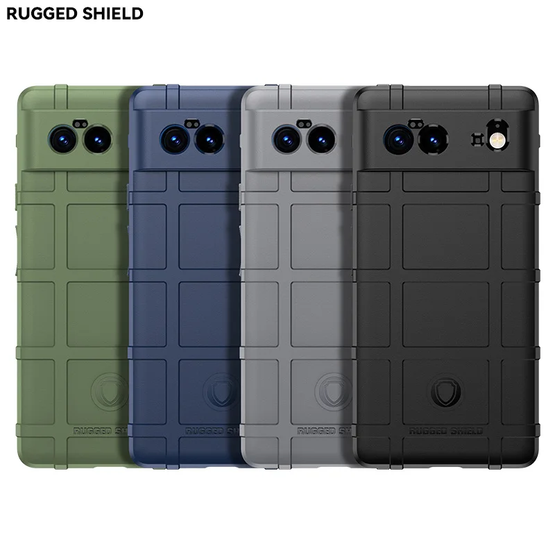 For Google Pixel 6 Pro Case Rugged Armor Shockproof Cover For Google Pixel 7 Pro Pixel 5A 6 Pro Soft Silicon Button For Pixel 7