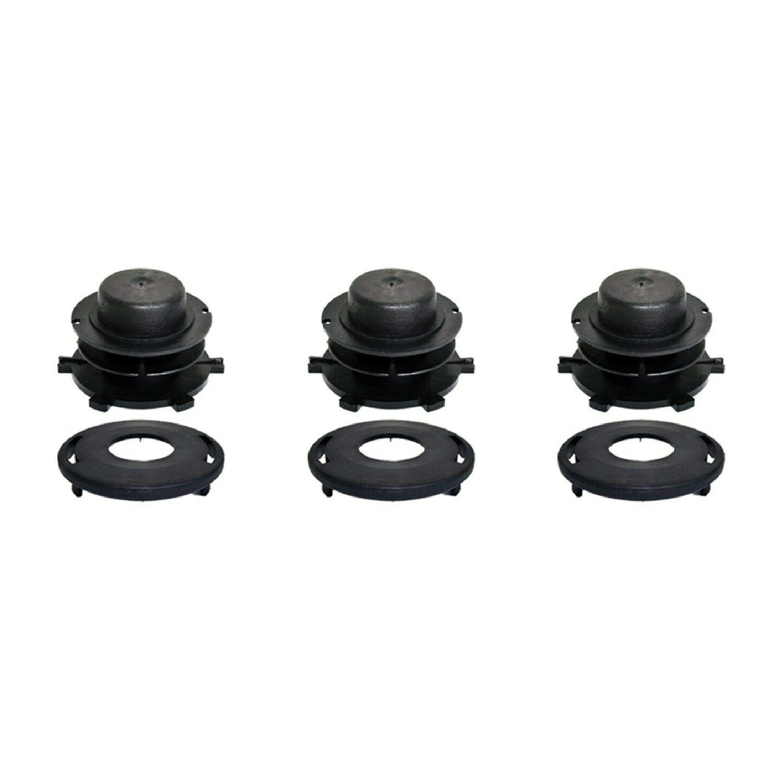 3Pcs Trimmer Testa Bobina E Cap Combo Misura Stihl 25-2 Fs 90 100 110 120 130 55 80 83 85
