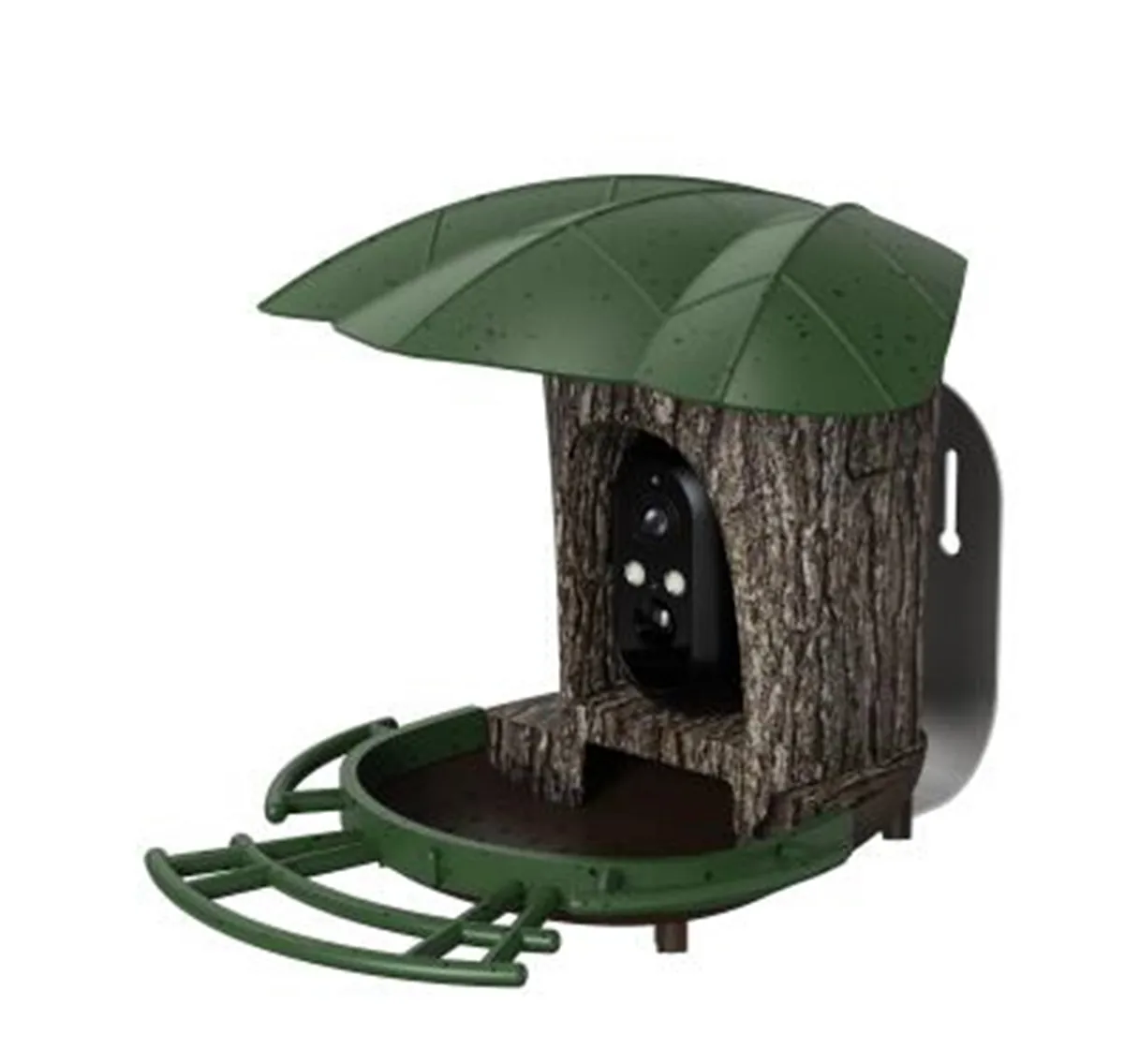 3Mp 1296P I-Cam + App Solar Power 4G/Wifi Ip Camera Watch Bird Wireless Ai Bird Feeding Cctv Monitor