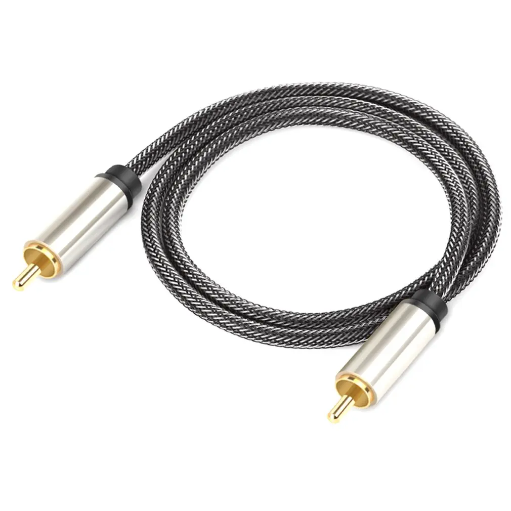 Hifi 5.1 Cavo Audio Placcato Oro Digitale Rca A Rca Maschio Coassiale Coassiale Amplificatore Spdif Home Video Tv Accessori Subwoofer