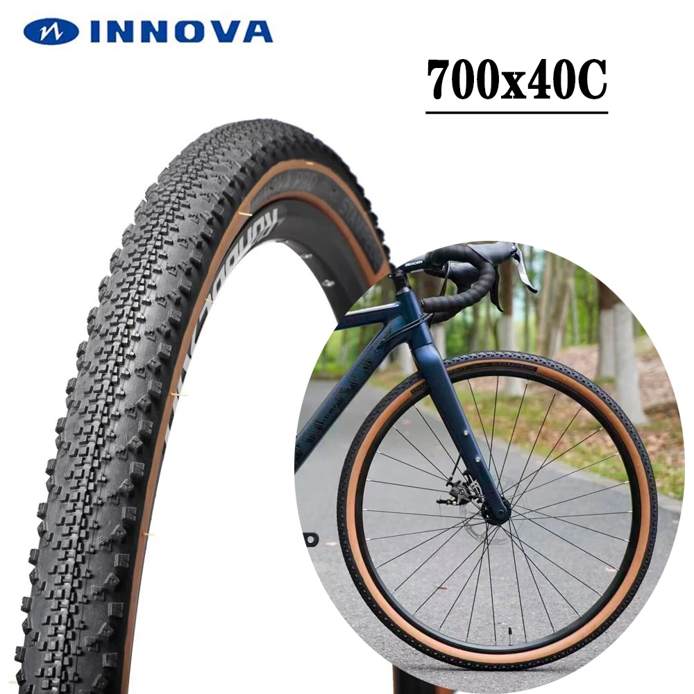 Pneumatici Ultraleggeri Per Bici Da Strada 700 X40C Yellow Edge Off-Road Tire Stab-Proof 700C Gravel Compatibile Con Pneumatici Skin Da 29 Pollici