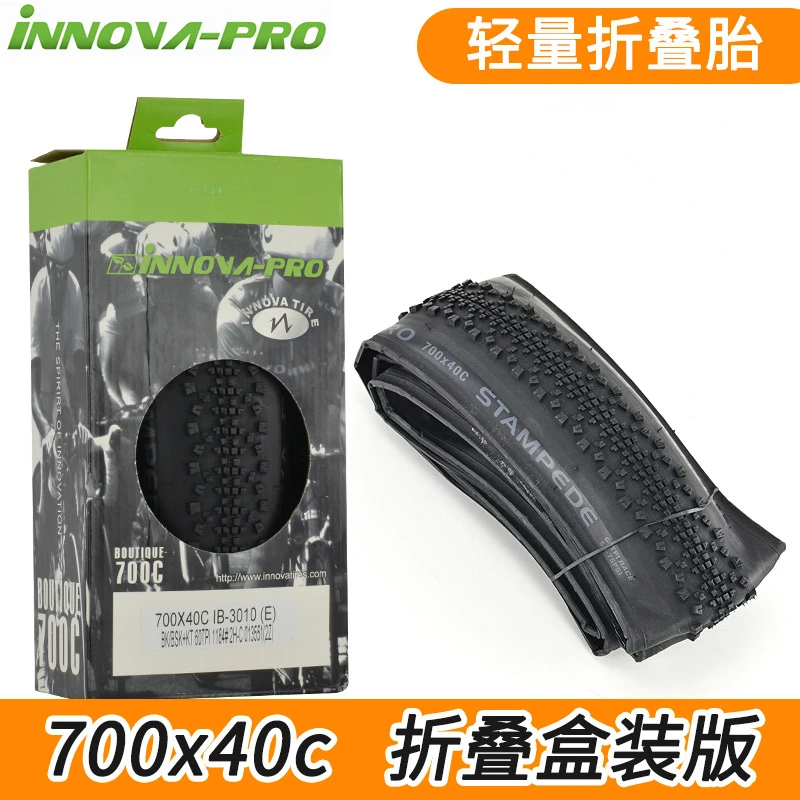 1 Pcs Innova 700C*40C Road Off-Road Folding Tire Tire Road Bike Lightweight Tire Folding Tire