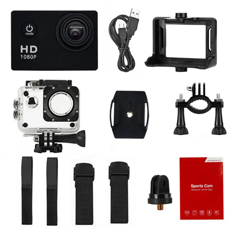 Fotocamera Impermeabile 1080P 32Gb Sport Outdoor Diving Camcorder Camera Mini Dv Videocamera 12Mp Sj4000 Per