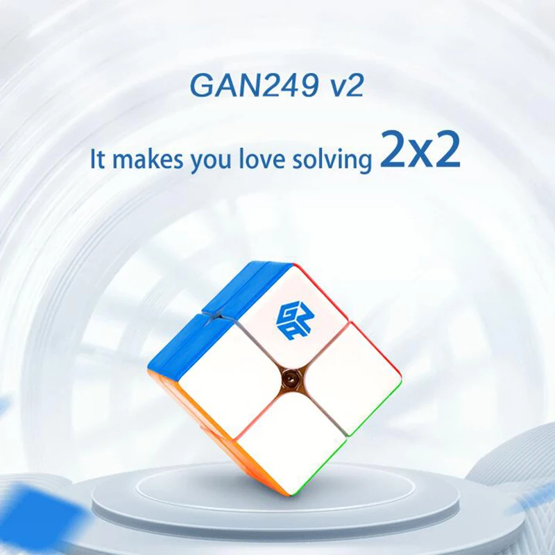 Gan 249 V2 Magic Speed Gan 2X2 Cube Gan249 Puzzle Professionale Senza Adesivo Gan Cube Gan 249 Cubo Magico Fidget Toys