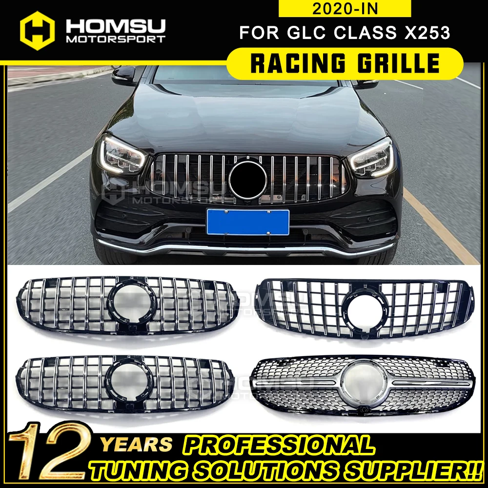 Anno 2020 Racing Gt Grill Per Classe Glc W253 X253 Griglia 2020 Glc Coupé Glc200 Glc250 Glc300 Glc450 Glc63 X253 Gt Griglia 2020