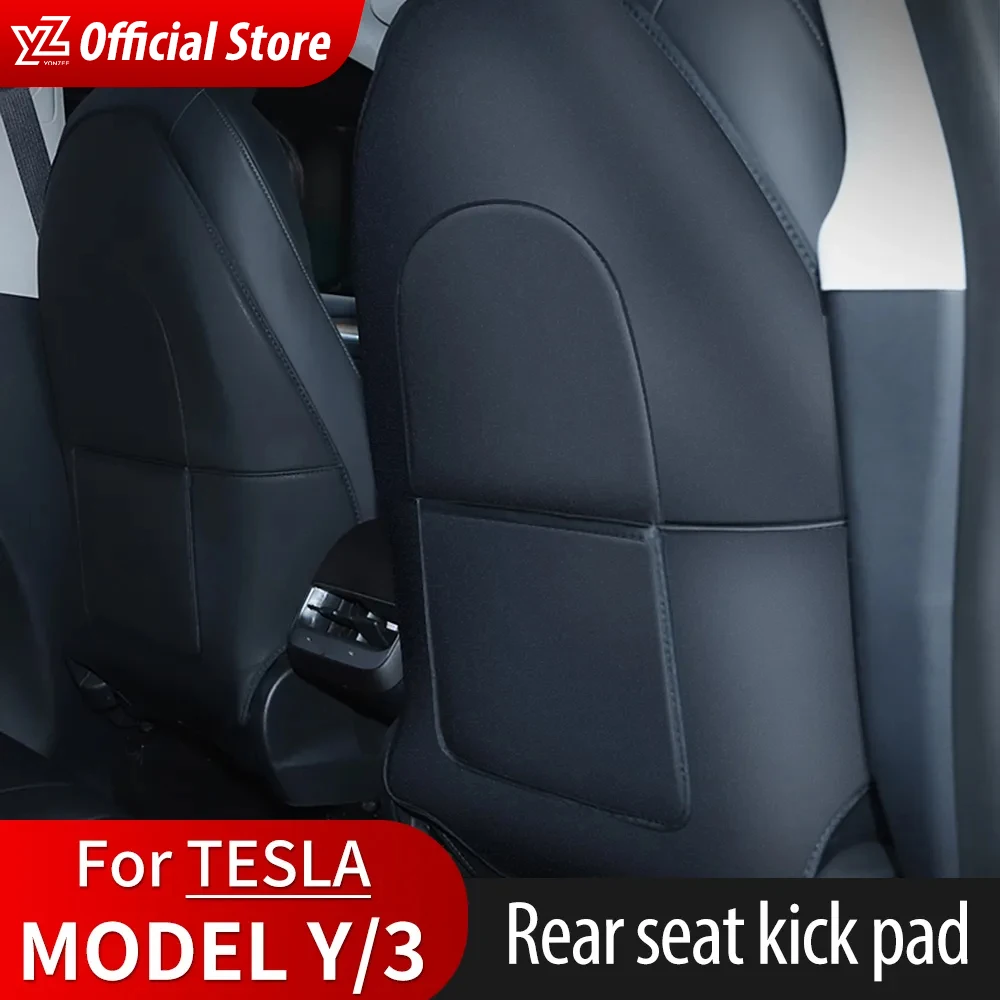 Yz Per Tesla Model 3 Model Y Sedile Anteriore Child Anti-Kick Pads Per Seggiolino Auto Tesla All Inclusive Anti Dirt Cover Accessori Modely
