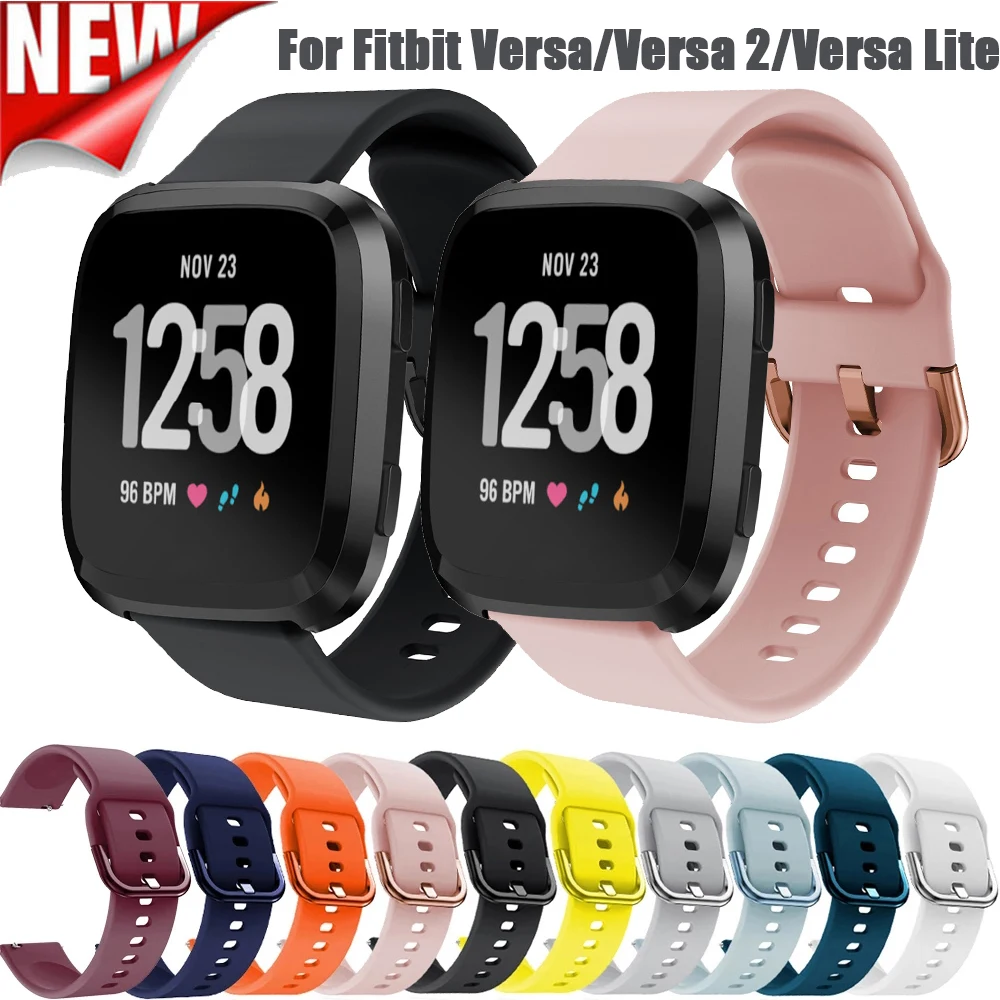 Cinturino In Silicone Per Accessori Smartwatch Fitbit Versa/Versa 2/Versa Lite Cinturino Sportivo Morbido Per Polso Fitbit Versa Lite