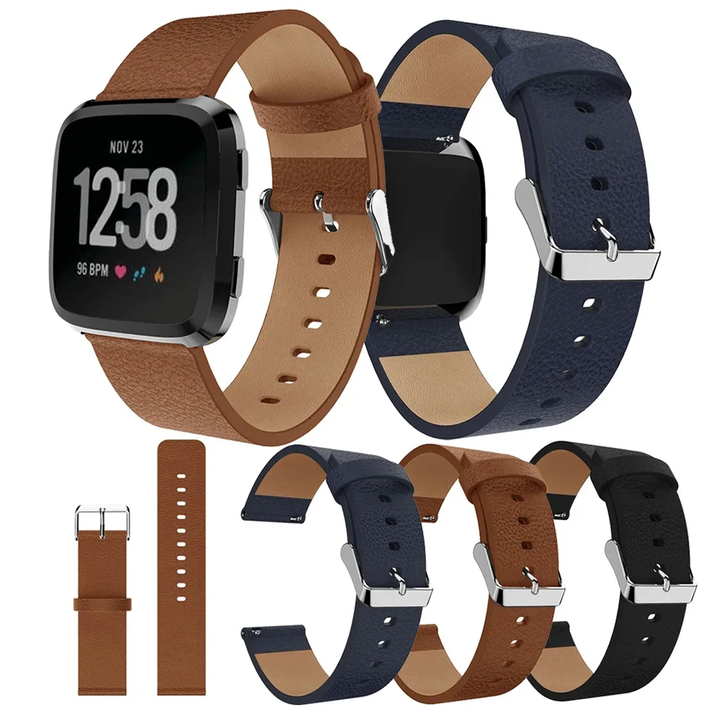 Cinturino In Pelle Per Cinturino Fitbit Versa 2 Smart Watch Per Fitbit Versa Lite
