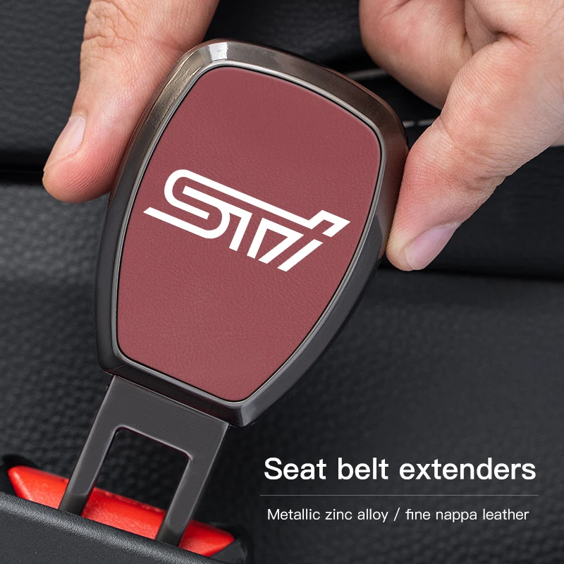 Car New Seat Belt Clip Extender Safety Belt Lock Buckle Plug Per Sti Subaru Impreza Forester Brz Wrx Legacy Outback Xv