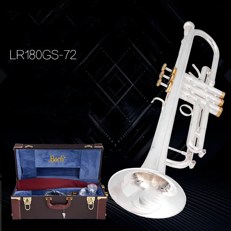 Stradivarius Bb Trompet Lr180Gs-72 Gumprown Kaplama Muzik Enstrad Man Yeni Trompe Muslimexesyonel Sda2Ntip F